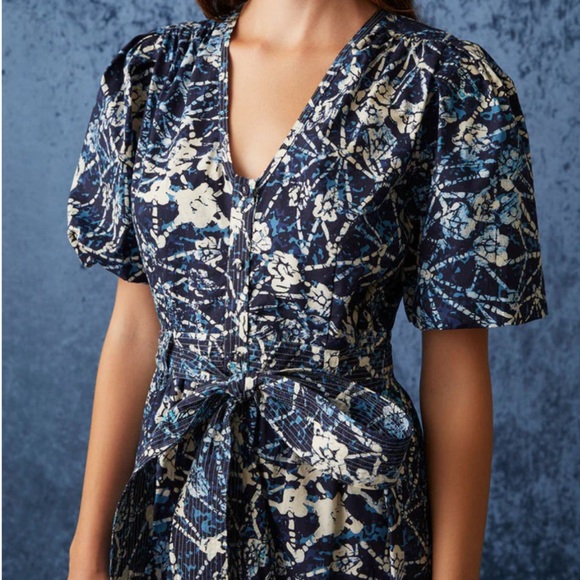 Marie Oliver Natalie dress pinks purples blues 4/6 - Picture 11 of 14